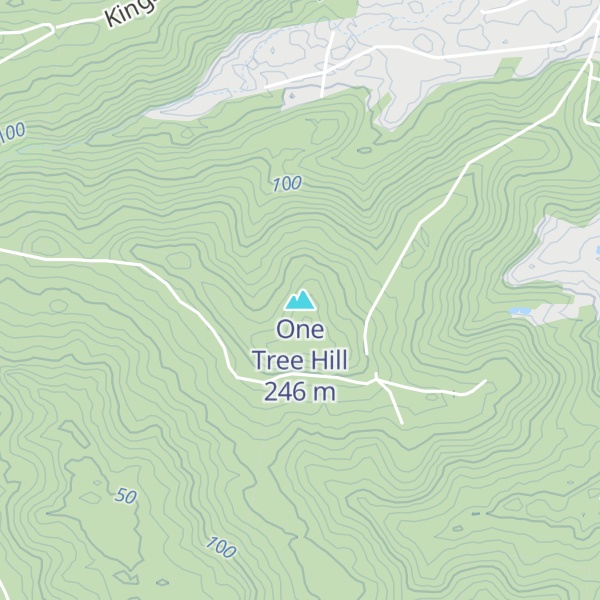 Map of One Tree Hill