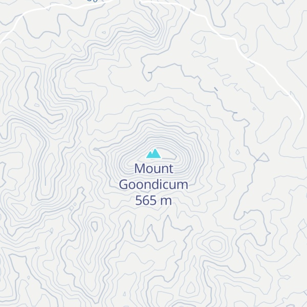 Map of Mount Goondicum