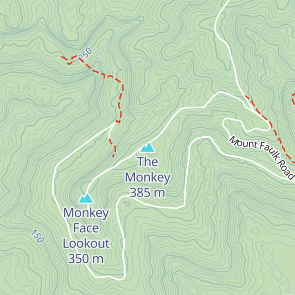 Map of The Monkey