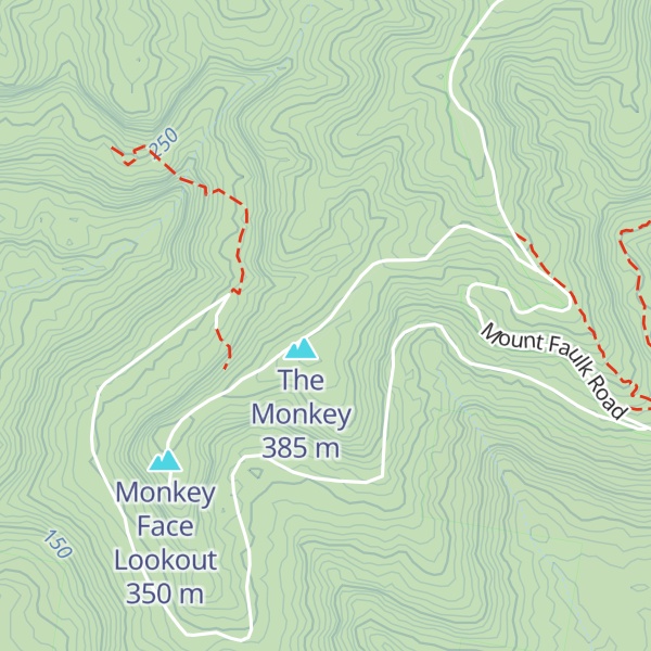 Map of Monkey Mountain