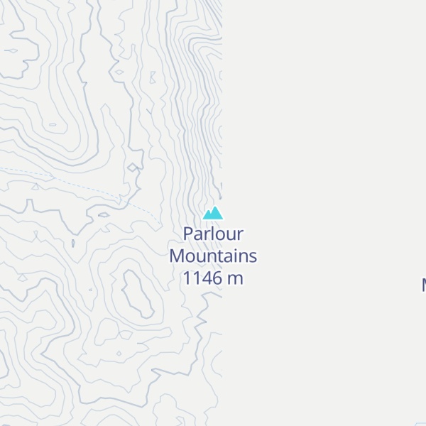 Map of Parlour Mountains