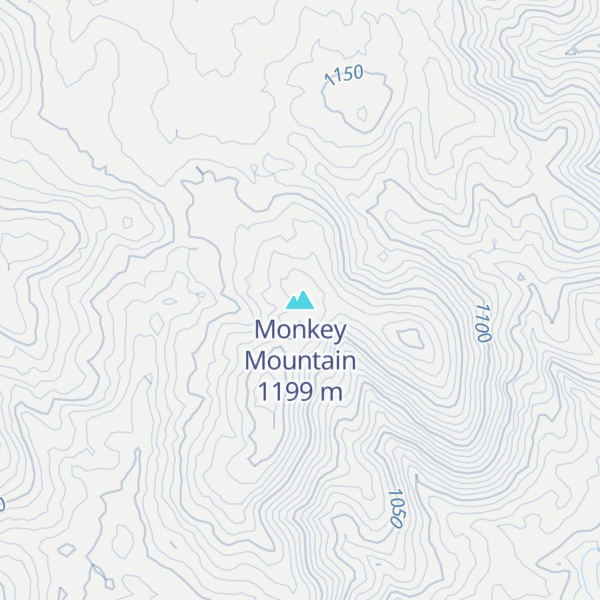 Map of Monkey Mountain