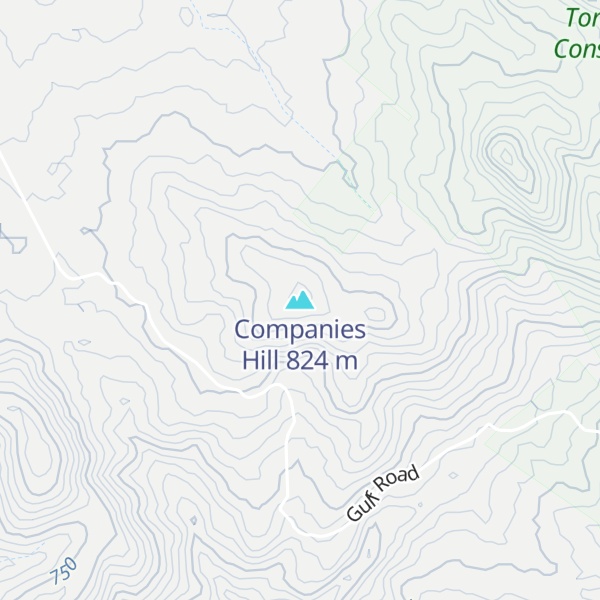 Map of Companies Hill