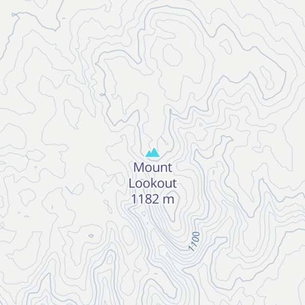 Map of Mount Lookout