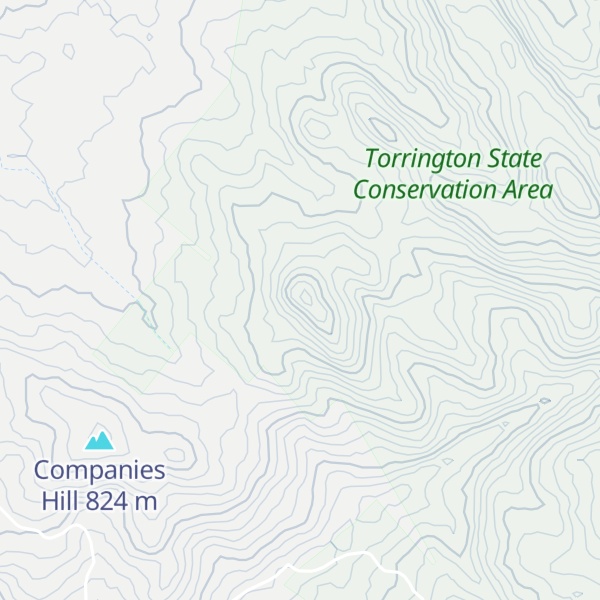 Map of Westminster Mountain