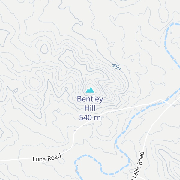 Map of Bentley Hill