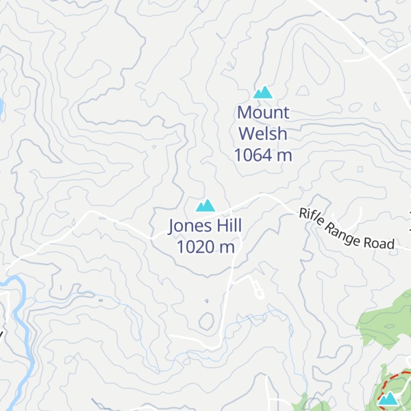 Map of Jones Hill