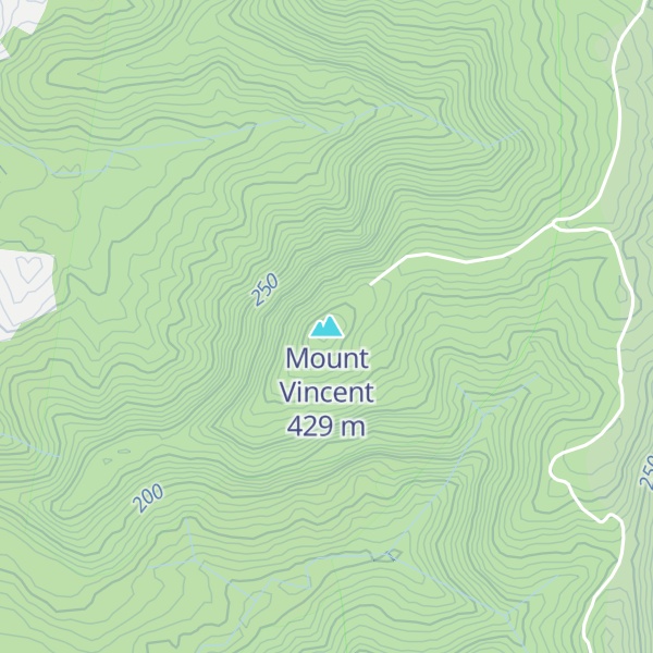 Map of Mount Vincent