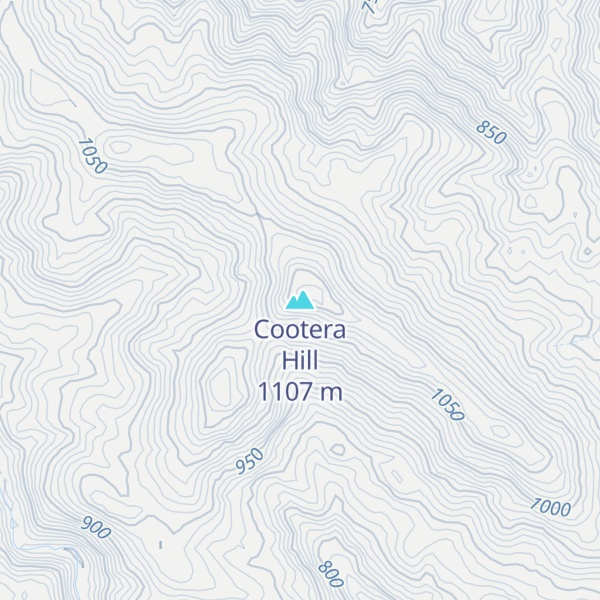 Map of Cootera Hill