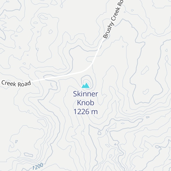 Map of Skinner Knob