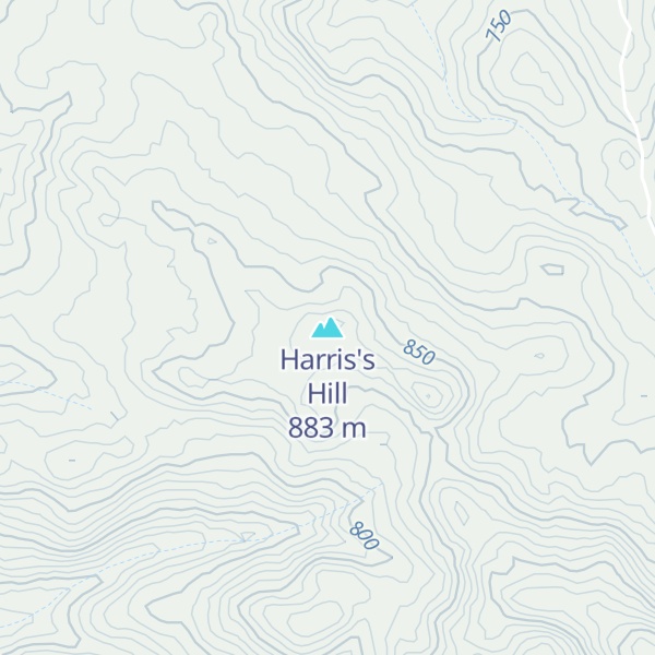 Map of Harris's Hill