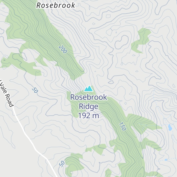 Map of Rosebrook Ridge