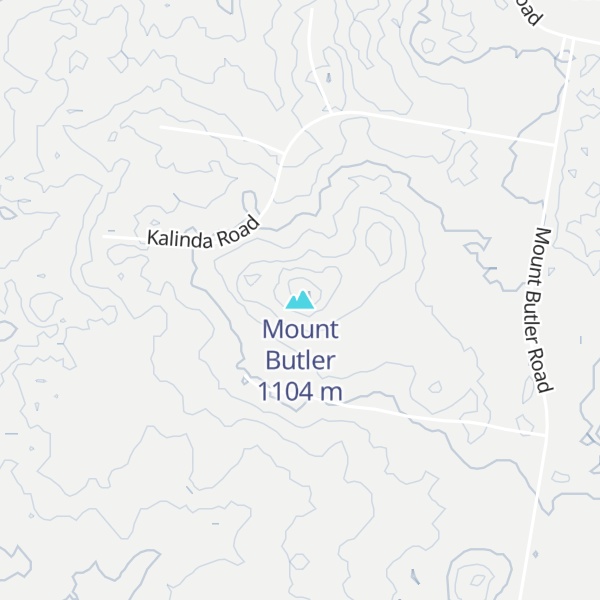 Map of Mount Butler