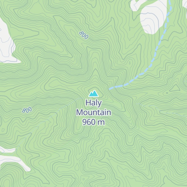Map of Haly Mountain