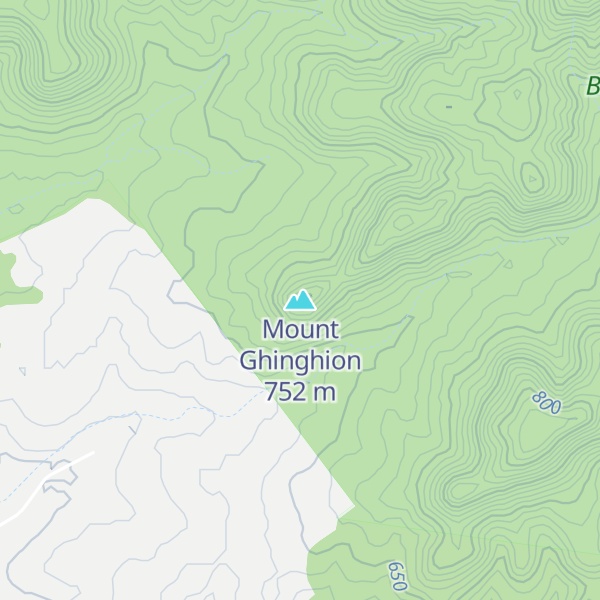Map of Mount Ghinghion