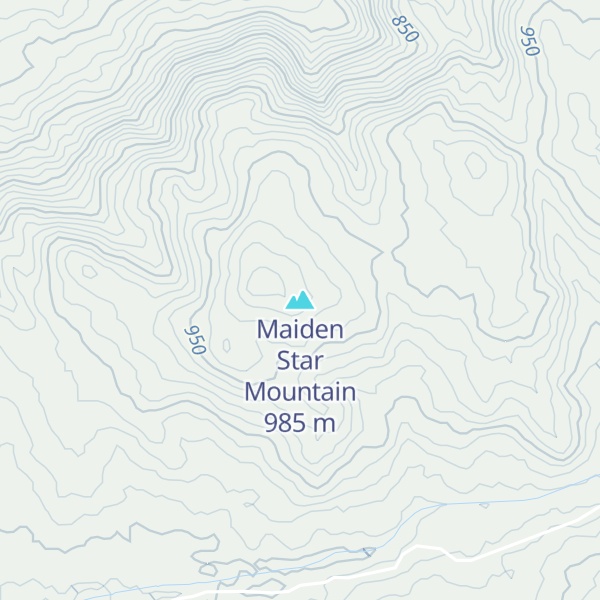 Map of Maiden Star Mountain