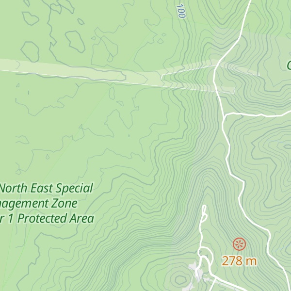 Map of Great Sugar Loaf