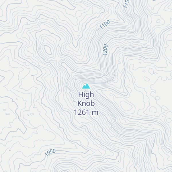Map of High Knob
