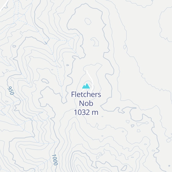 Map of Fletchers Nob