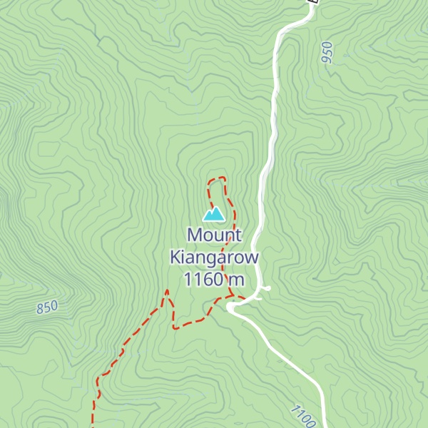 Map of Mount Kiangarow