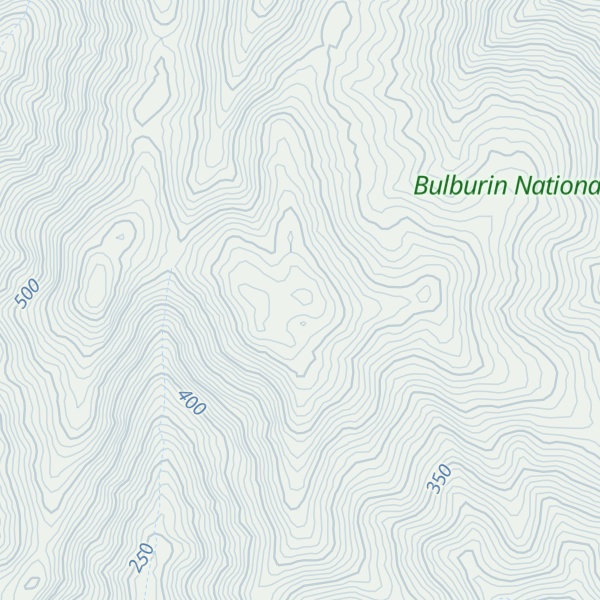 Map of Booroon Booroon Mountain