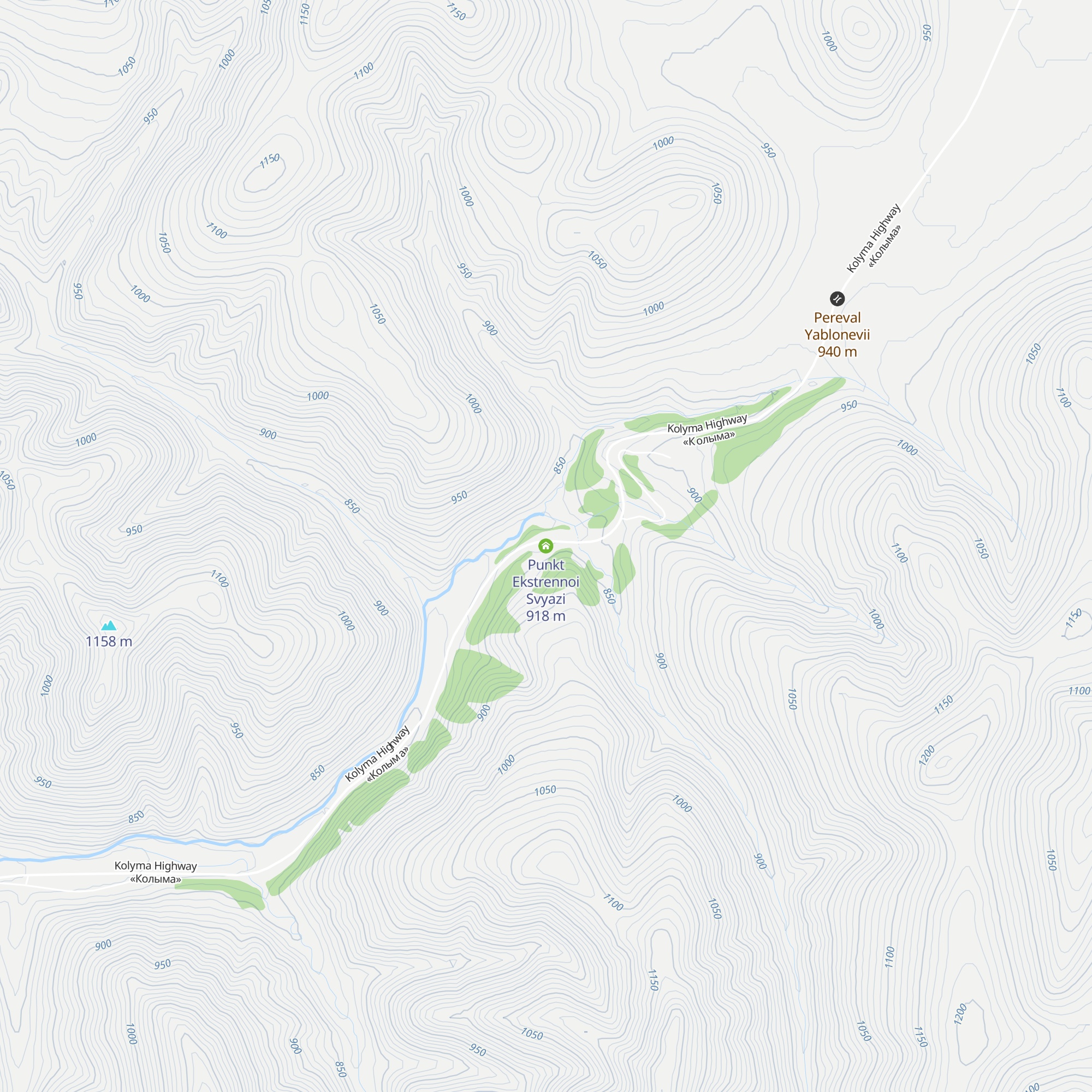 Punkt Ekstrennoi Svyazi map