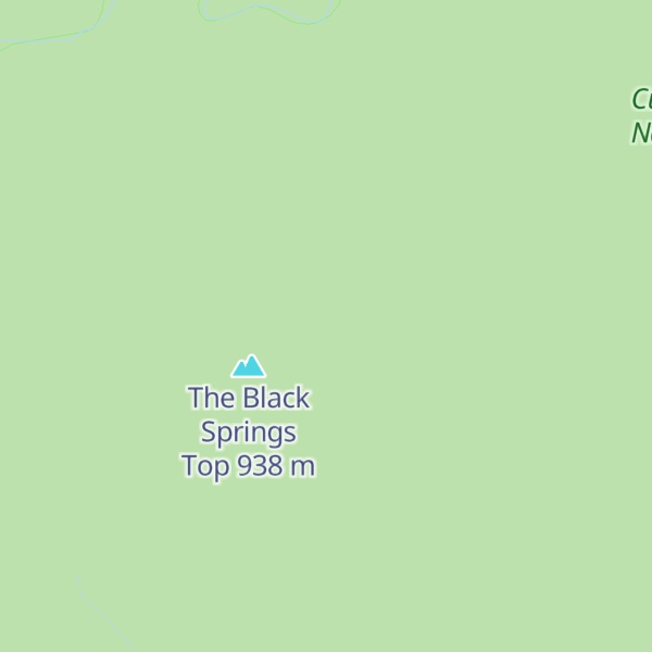 Map of Black Springs Ridge