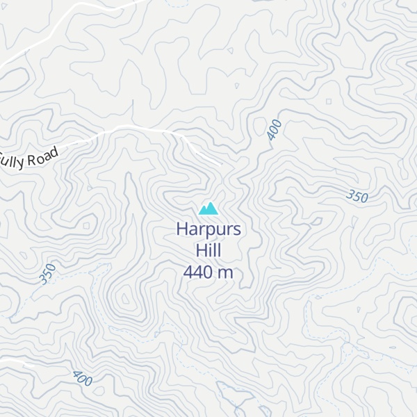 Map of Harpurs Hill