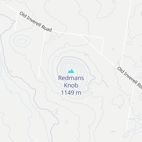 Map of Redmans Knob