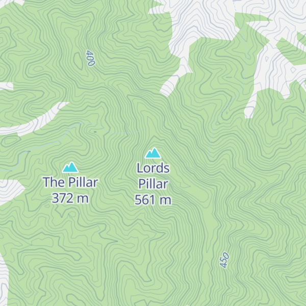 Map of Lords Pillar