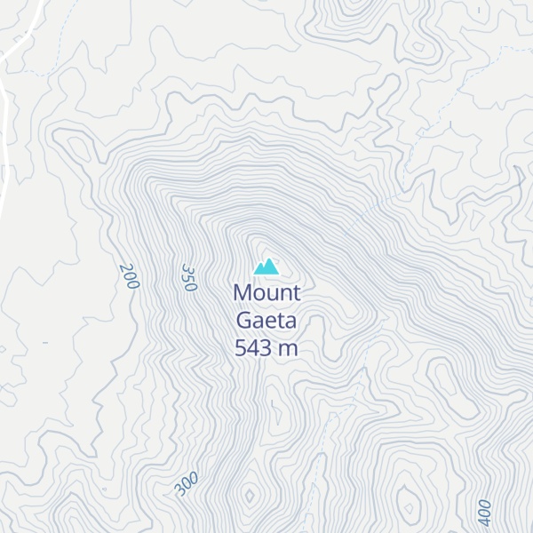 Map of Mount Gaeta