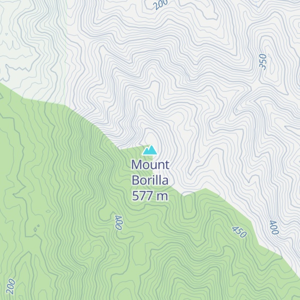 Map of Mount Borilla
