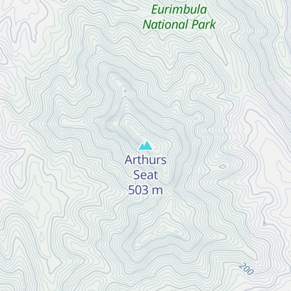 Map of Arthurs Seat