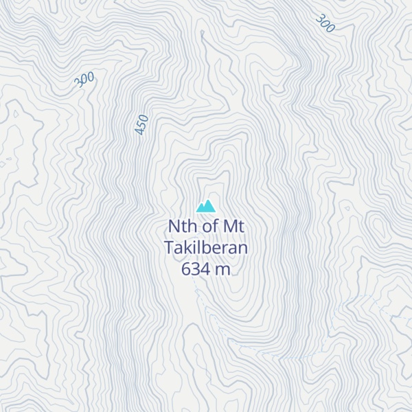 Map of Nth of Mt Takilberan