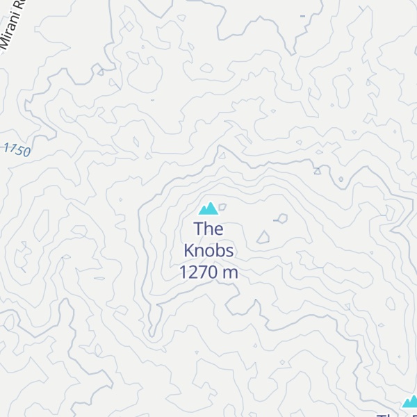 Map of The Knobs