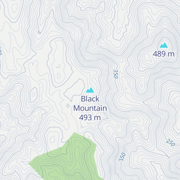 Map of Black Mountain