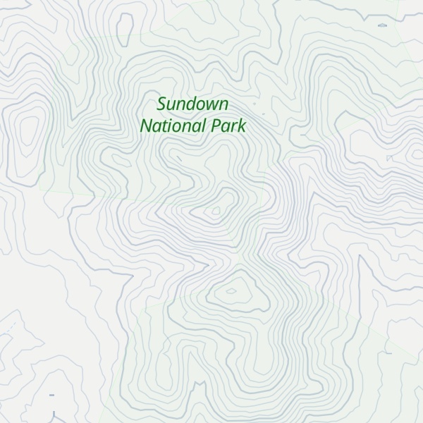 Map of Jibbinbar Mountain