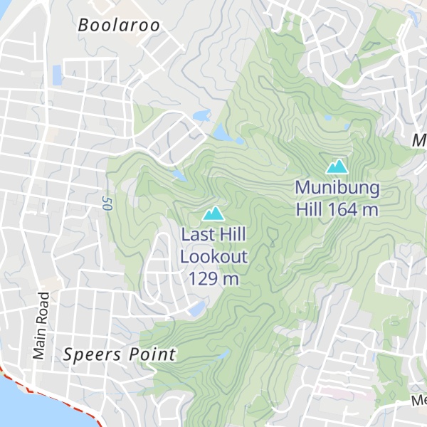 Map of Last Hill Lookout