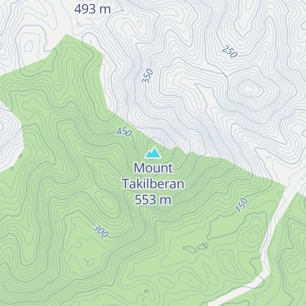Map of Mount Takilberan
