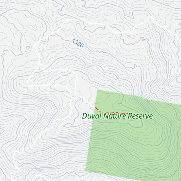 Map of Mount Duval
