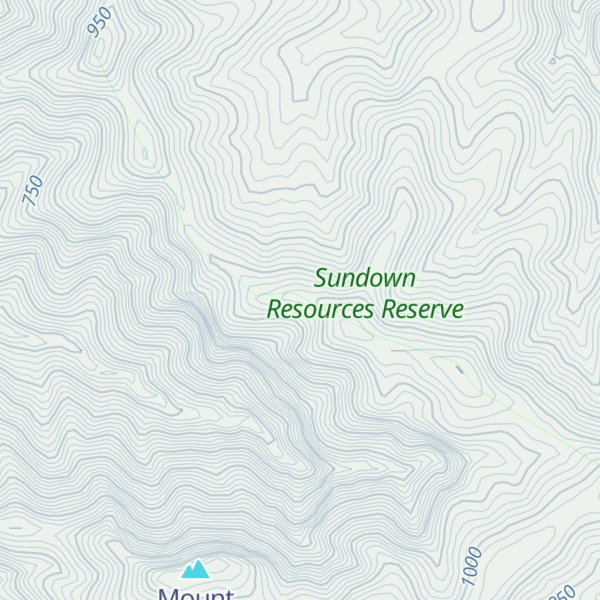 Map of Razorback Peak