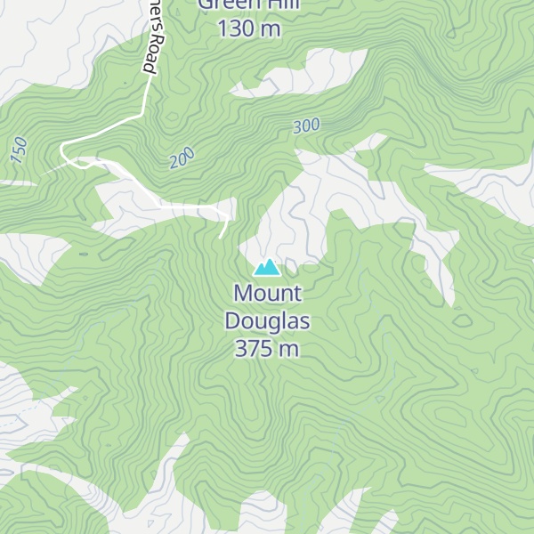 Map of Mount Douglas