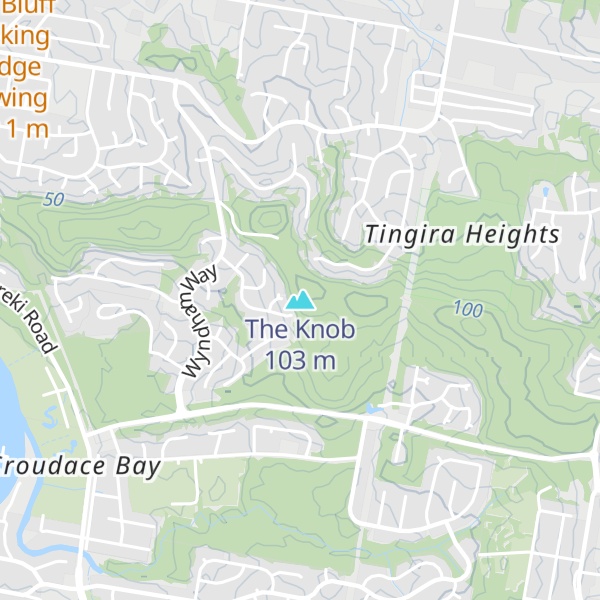 Map of The Knob