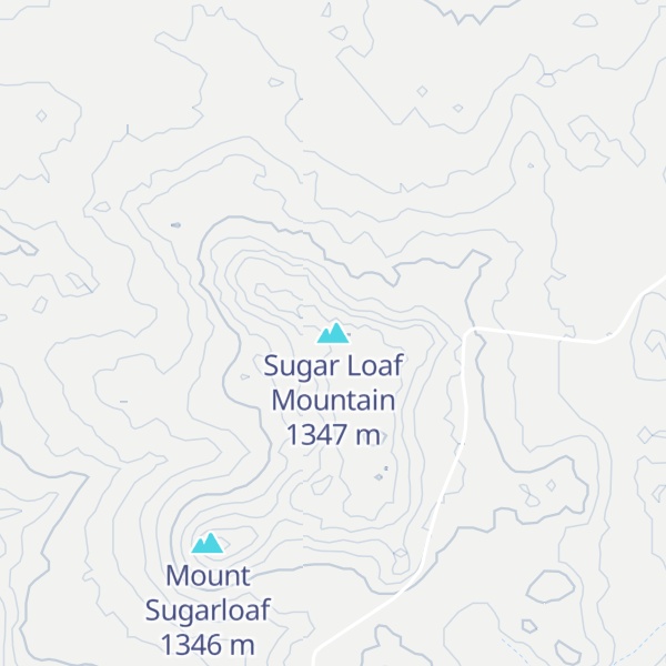 Map of Sugar Loaf Mountain