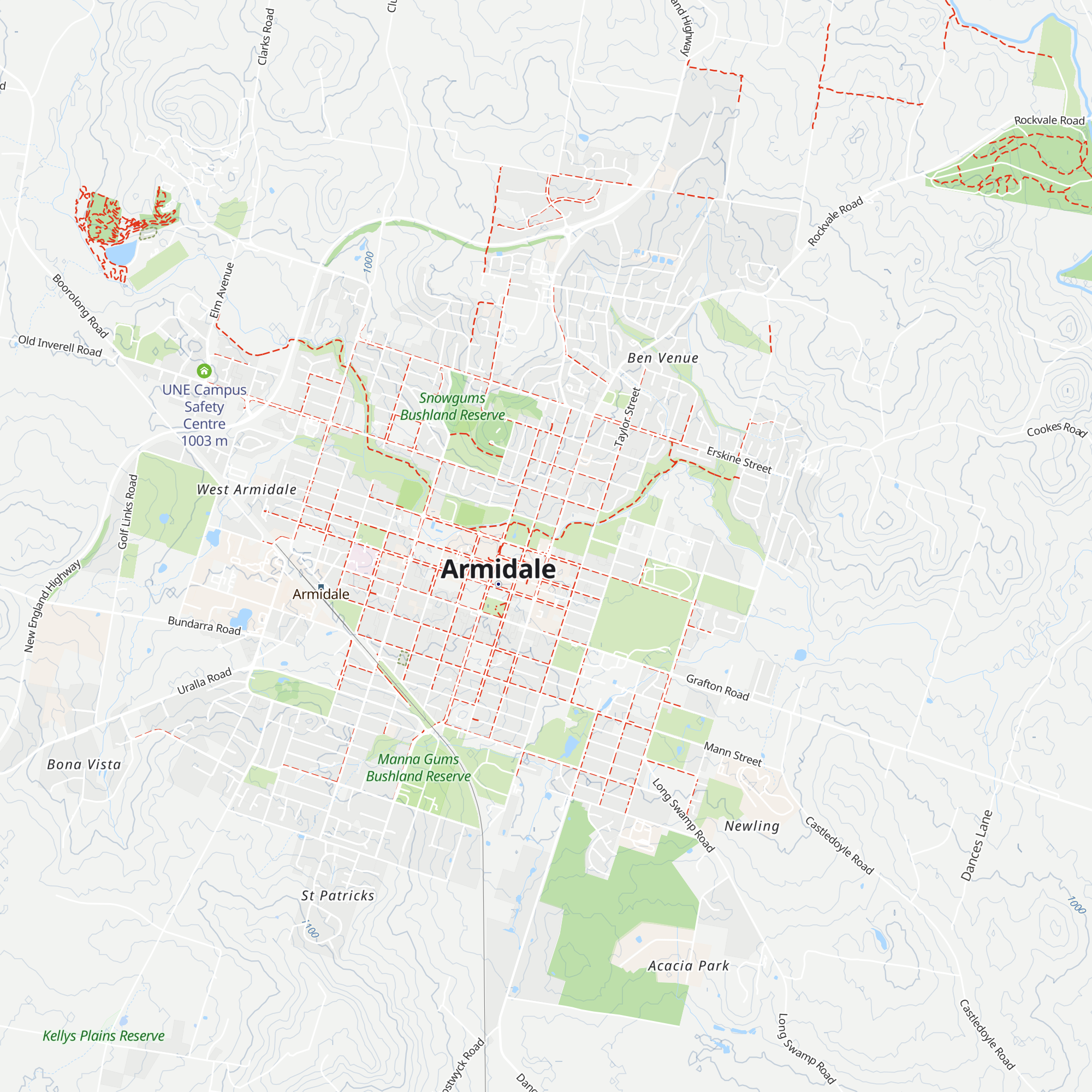 Armidale Visitor Information Centre map