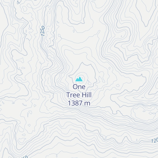 Map of One Tree Hill