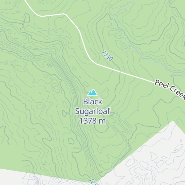 Map of Black Sugarloaf