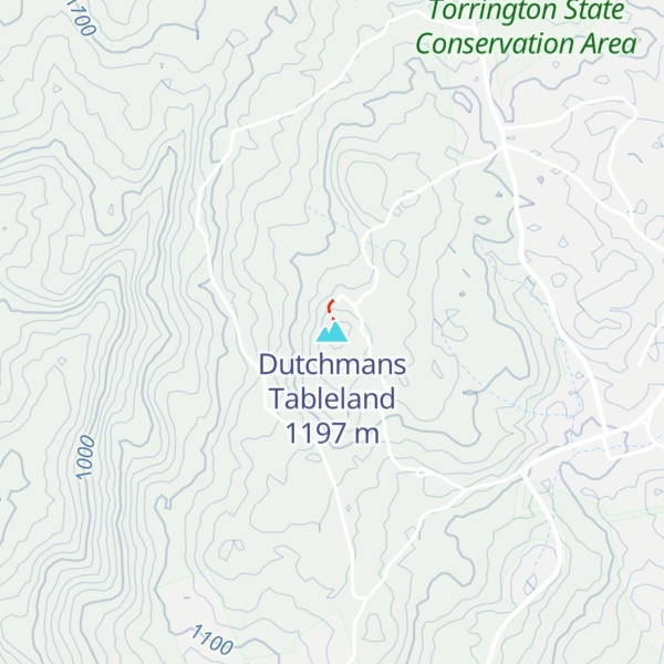 Map of Dutchmans Tableland