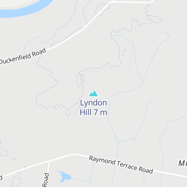 Map of Lyndon Hill