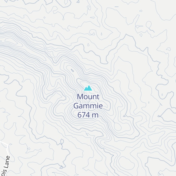 Map of Mount Gammie